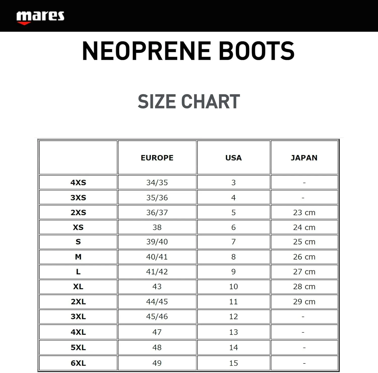 Mares Adult Classic 3mm Neoprene High Top Scuba Diving Boots for Men & Women - Wide Toecap, Leveled Sole & Side Zip