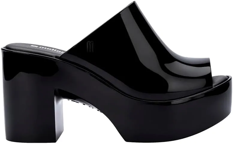 Melissa Mule Heel Collection - Fashion Sandal for Women - Iridescent Comfortable Mule Style - High-Shine Upper with Bubblegum Scent - Chic and Sophisticated