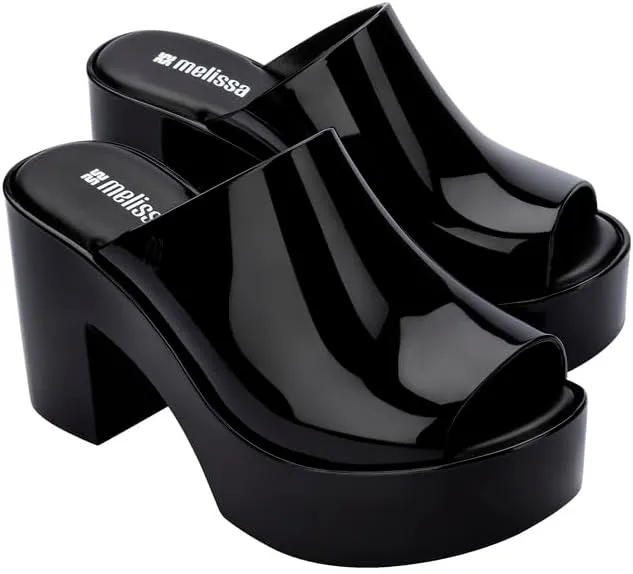 Melissa Mule Heel Collection - Fashion Sandal for Women - Iridescent Comfortable Mule Style - High-Shine Upper with Bubblegum Scent - Chic and Sophisticated