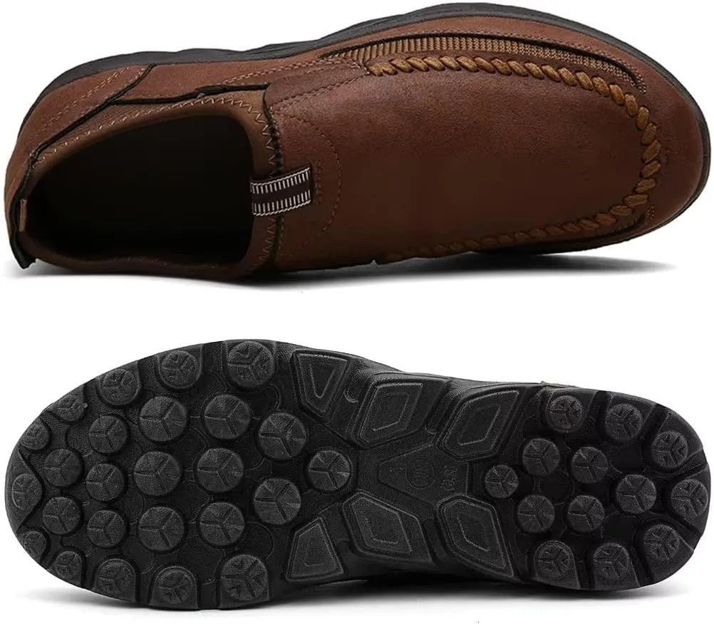 Men Casual Slip On Loafers, Mens Comfortable Moccasin Shoes for Walking and Driving, Soft Daily Sneaker, Mocasines para Hombre
