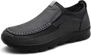Men Casual Slip On Loafers, Mens Comfortable Moccasin Shoes for Walking and Driving, Soft Daily Sneaker, Mocasines para Hombre