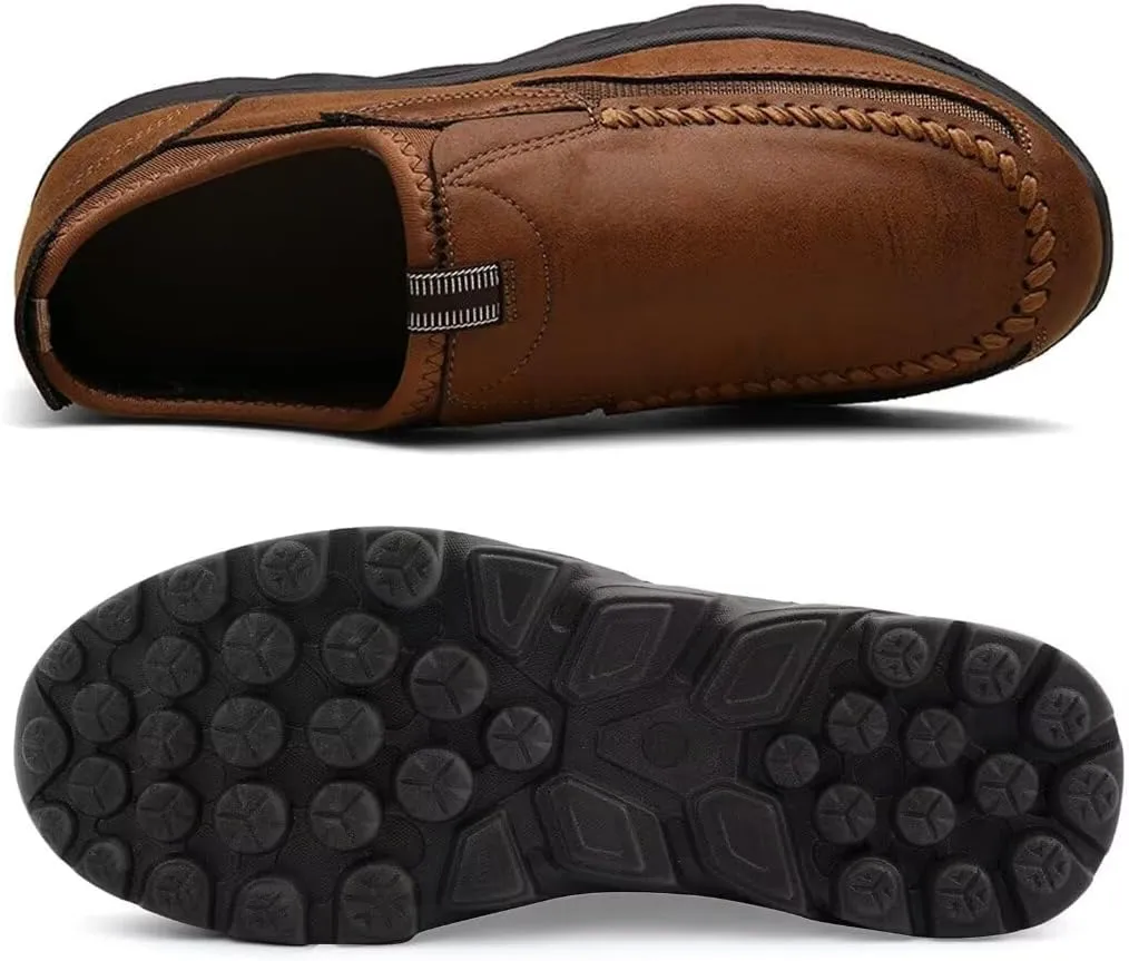 Men Casual Slip On Loafers, Mens Comfortable Moccasin Shoes for Walking and Driving, Soft Daily Sneaker, Mocasines para Hombre