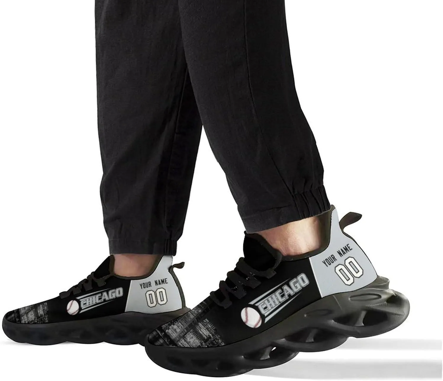 Men Custom Baseball Shoes Workout Shoes Flex Control Sneakers Breathable Lightweight Fashion Sports Personized Name
