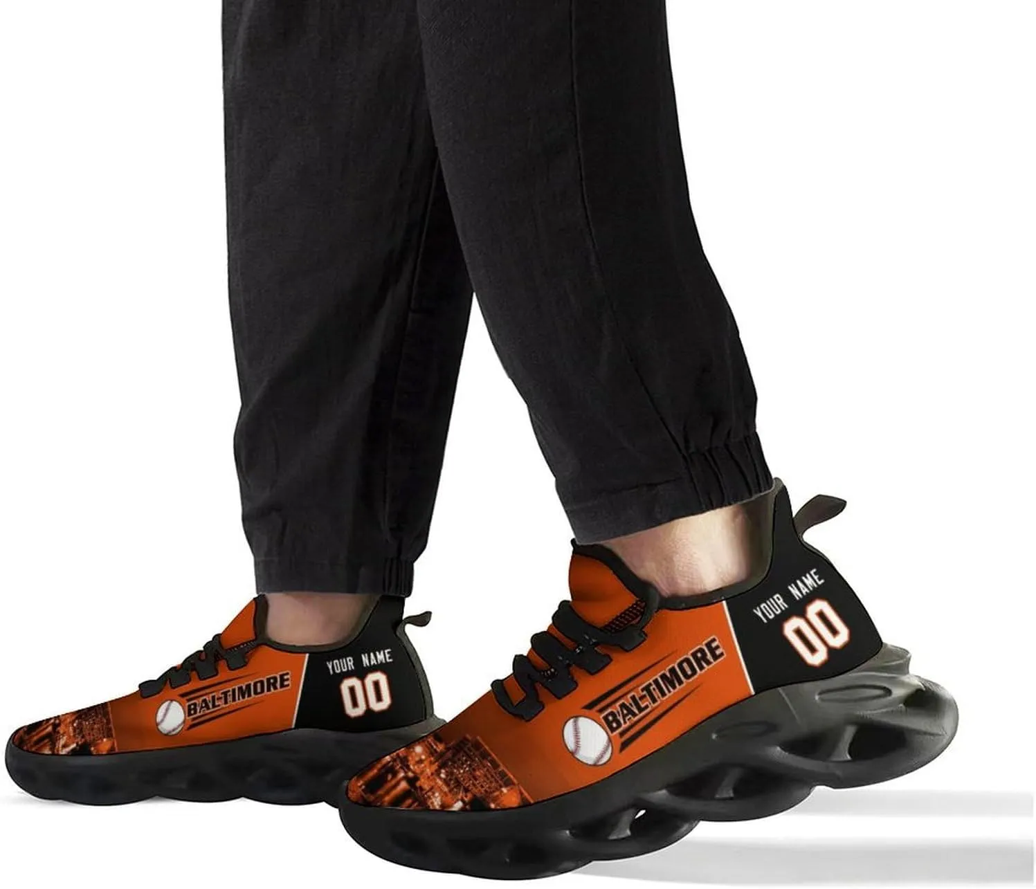 Men Custom Baseball Shoes Workout Shoes Flex Control Sneakers Breathable Lightweight Fashion Sports Personized Name