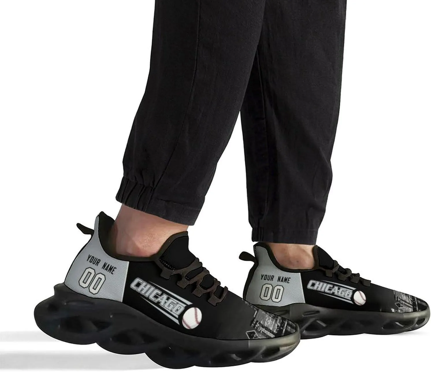Men Custom Baseball Shoes Workout Shoes Flex Control Sneakers Breathable Lightweight Fashion Sports Personized Name