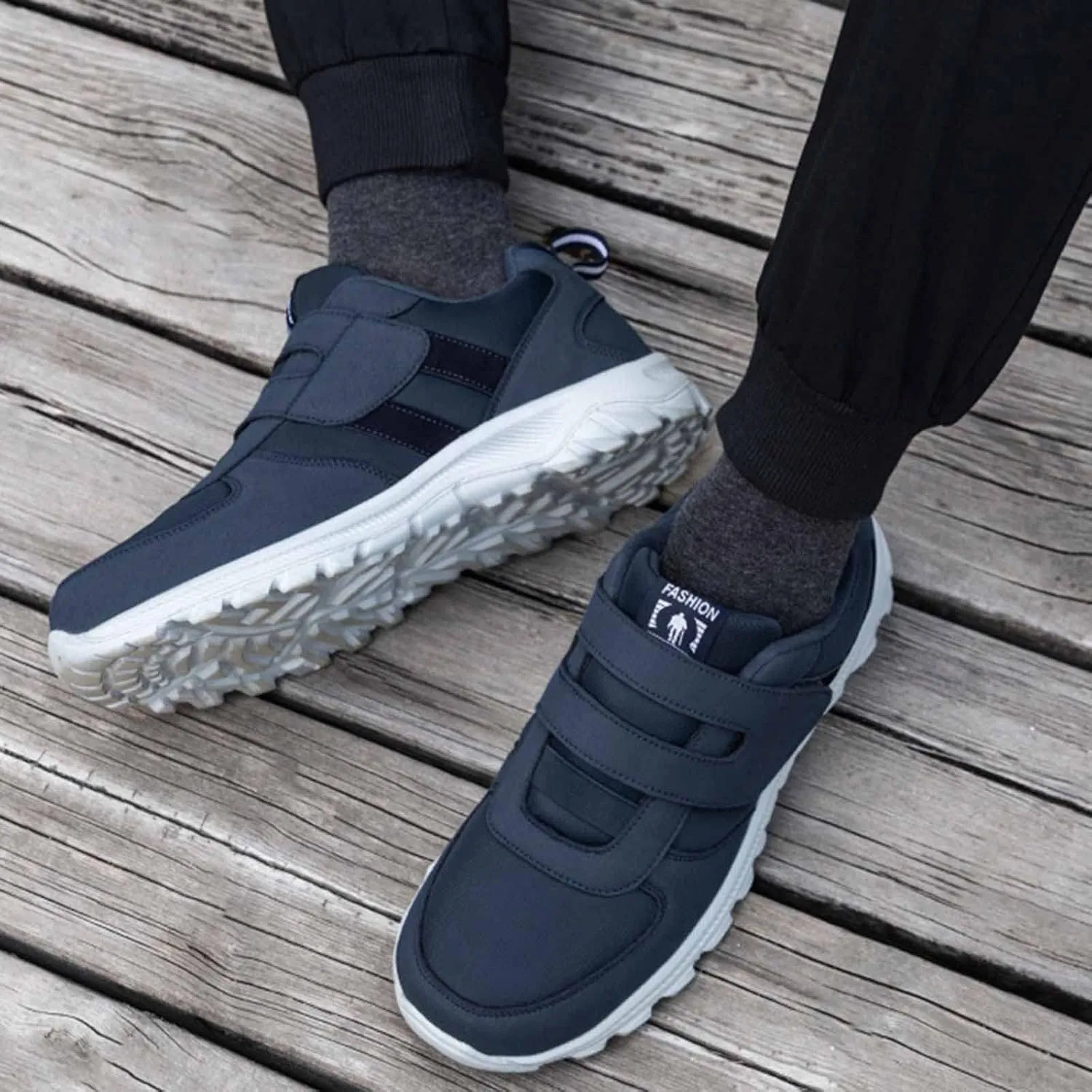 Men's Athletic Running Shoes Elderly Lightweight Sneaker Comfortable Non Mens Lite Adapt 3 Sneaker Athletic Slip on Shoe