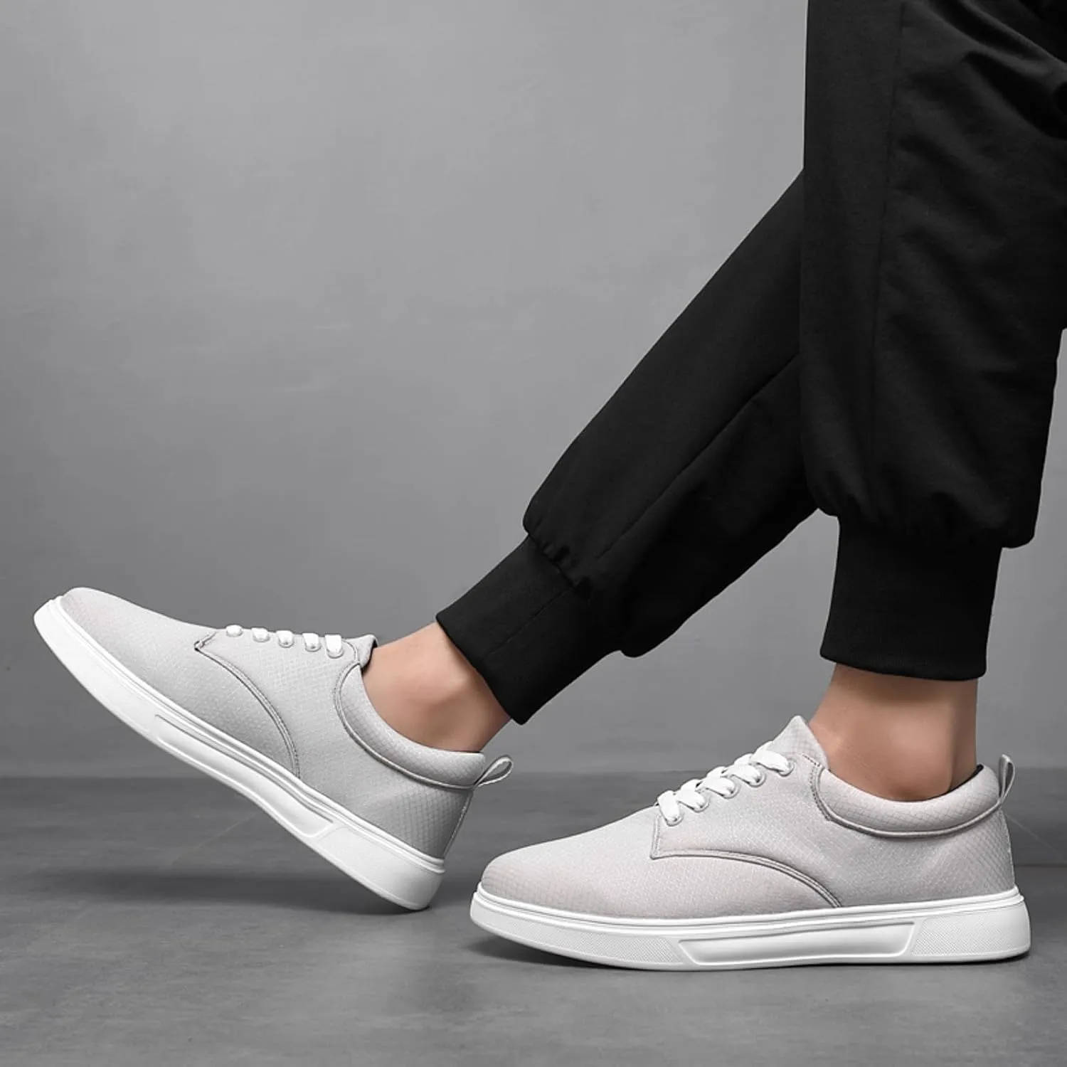 Men's Canvas Low Top Shoes Classic Men's Canvas Sneakers Comfortable Walking Casual Lace up Tennis Shoes