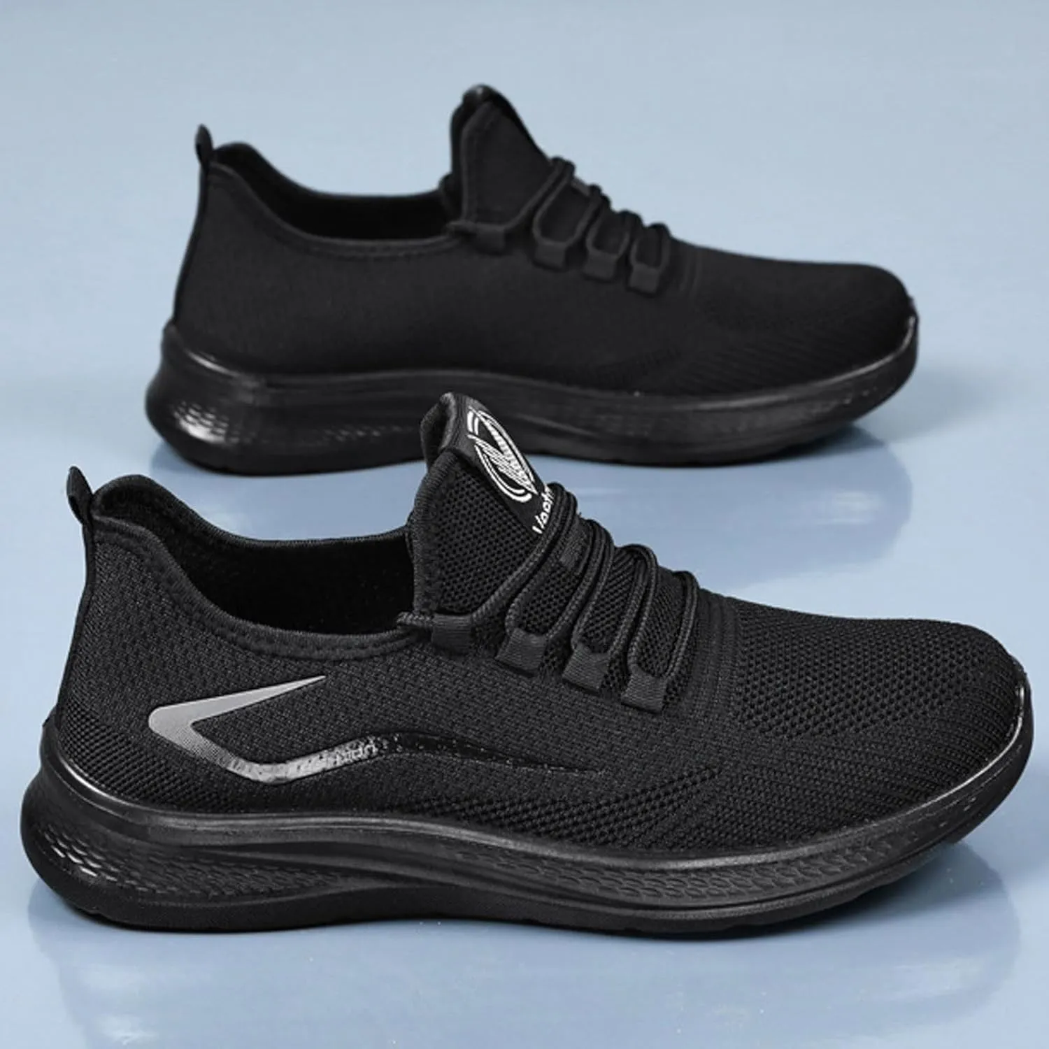 Men's Casual Dress Sneakers Men Sports Shoes Fashionable New Pattern Simple Mesh Breathable and Comfortable Flat Bottom