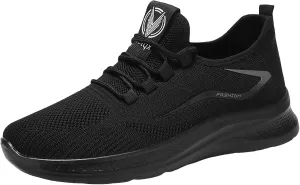 Men's Casual Dress Sneakers Men Sports Shoes Fashionable New Pattern Simple Mesh Breathable and Comfortable Flat Bottom
