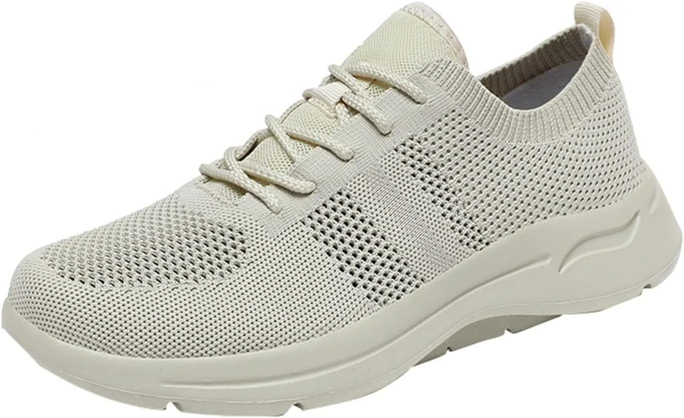 Men's Casual Dress Sneakers Oxfords Business Mesh Running Shoes for Women Casual Men Casual Dress Shoes Brown Sneakers Waterproof Tennis Shoe Trainers Shoe