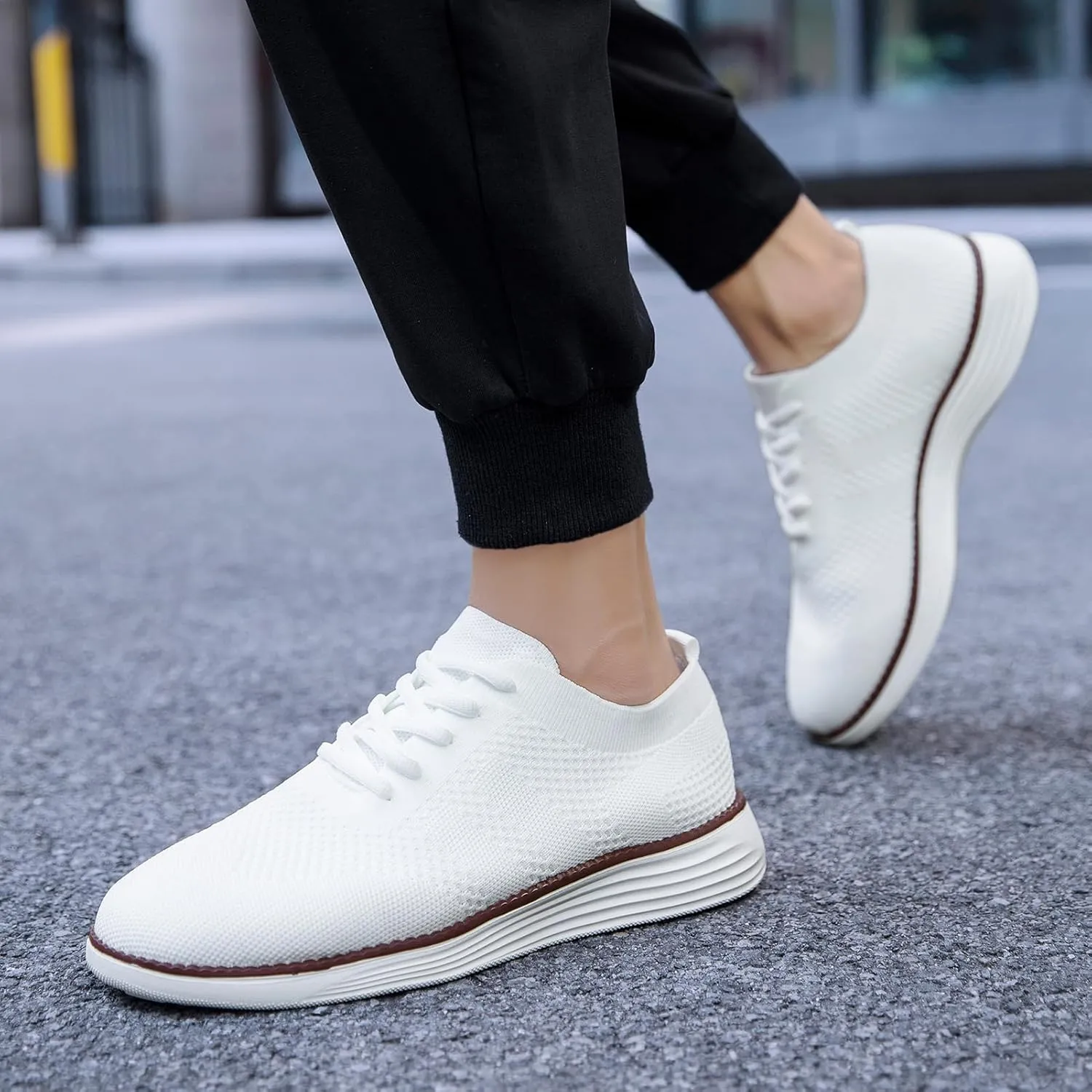 Mens Casual ShoesSlip on Dress Shoes Business Shoes for Men Walking Sneakers Loafers Comfortable Lightweight