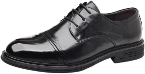 Men's Casual Walking Shoes Office Flats Men Dressy Suit Tuxedo Metal Shoelaces Weeding Prom Derby Shoes