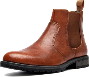 Men's Chelsea Boots Slip-on Formal Dress Boots for Men Casual Ankle Men Boots