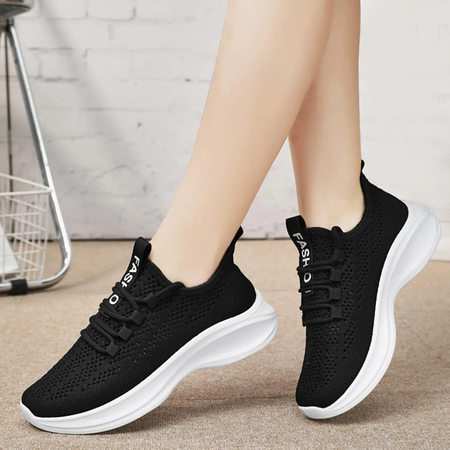 Mens Dress Shoes Casual Oxfords Shoes Knit Lightweight Tennis Shoes Womens Jogging Ladies Shoes Casual Men Shoes Sneakers Slip On Tennis Shoe Cross Trainer Shoe