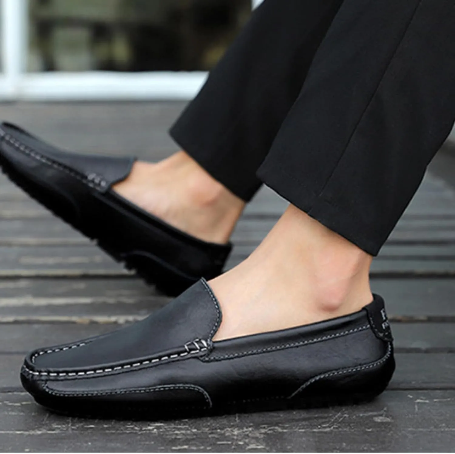 Men's Driving Soft Sole Penny Loafers Slip on Loafer Shoes