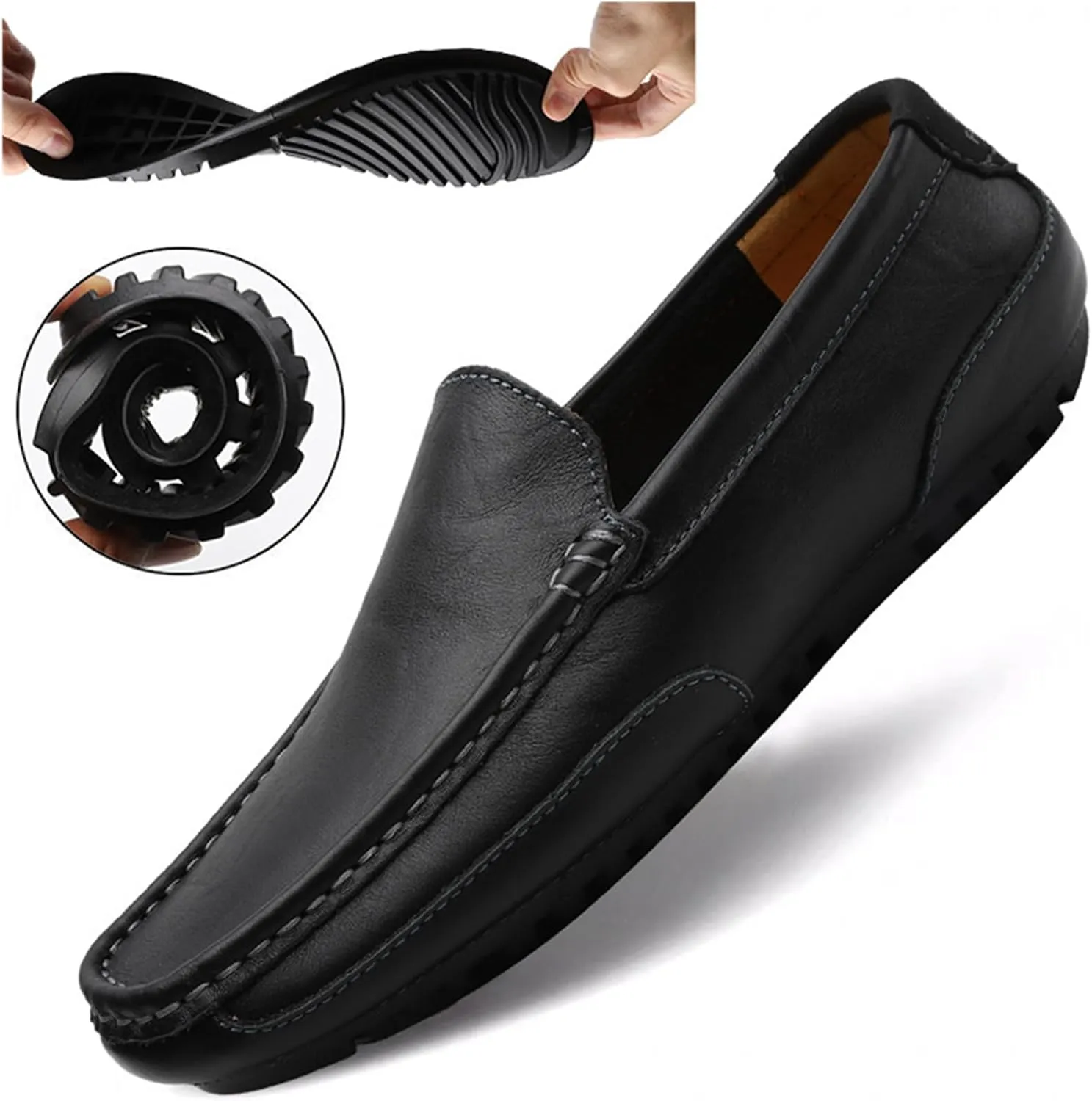 Men's Driving Soft Sole Penny Loafers Slip on Loafer Shoes