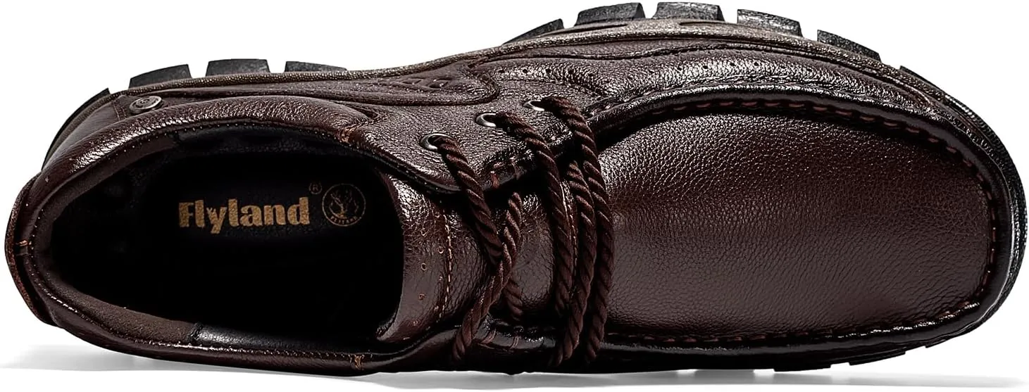Men's Fashion Sneakers Loafers Vintage Classical Genuine Leather Handmade Boot Daily Business Casual Work Office Driving Shoes