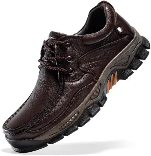 Men's Fashion Sneakers Loafers Vintage Classical Genuine Leather Handmade Boot Daily Business Casual Work Office Driving Shoes
