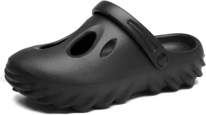 Men's Garden Shoes Arch Support Sports Sandals Summer Outdoor Beach Slippers Adjustable Heel,Casual Walking Clogs Mules,Non-slip and Quick Drying