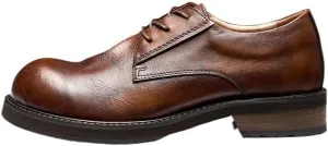 Mens Genuine Leather Dress Shoes for Driving Walking Wedding Outdoor Indoor Size Loafers Shoes