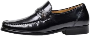 Men's Hands Free Slip On Walking Leather Shoes Loafers for Business Work & Daily Comfortable Breathable Hiking All-Terrain Ankle Boots Trekking