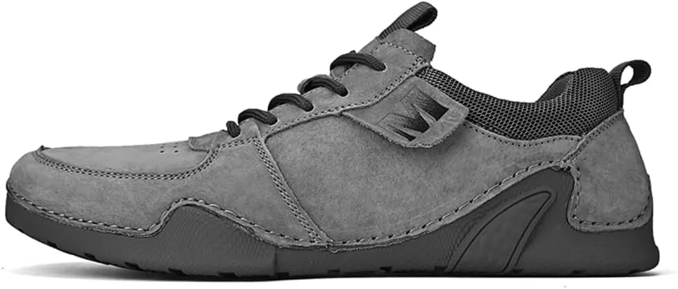 Mens Leather Casual Shoes Handmade Fashion Sneakers Loafers Lightweight Dress Walking Driving Shoes for Men