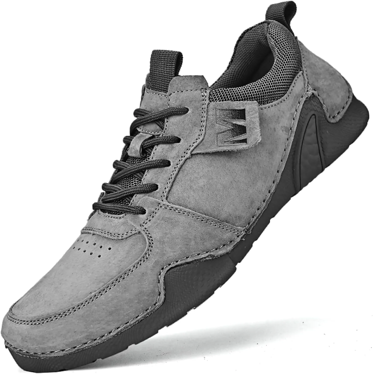 Mens Leather Casual Shoes Handmade Fashion Sneakers Loafers Lightweight Dress Walking Driving Shoes for Men