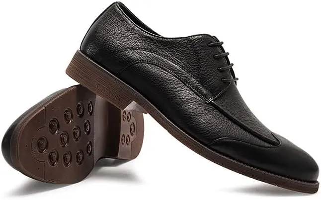Men's Loafers Casual Slip on Lightweight Business Formal Shoes Men's Lace-Up Moccasin Boat Shoes