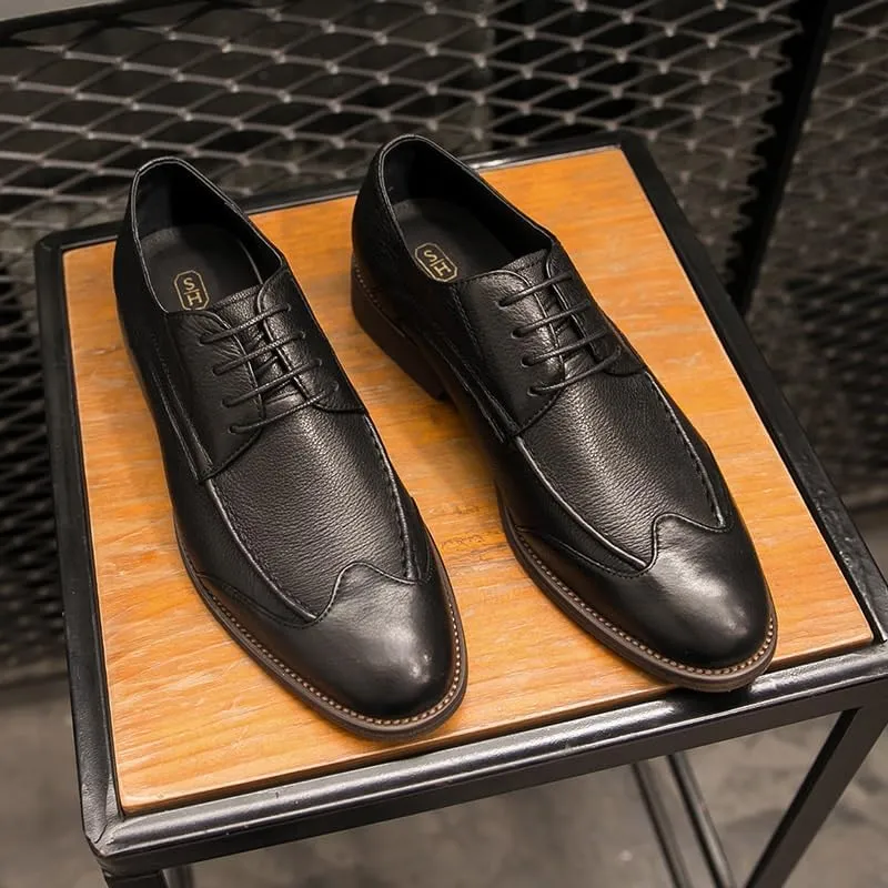 Men's Loafers Casual Slip on Lightweight Business Formal Shoes Men's Lace-Up Moccasin Boat Shoes