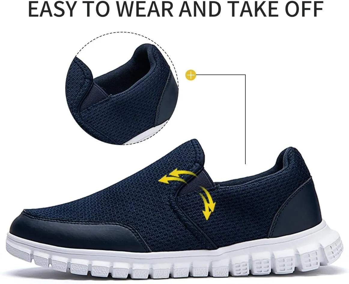 Men's Loafers Slip On Shoes Men Boat Shoes Casual Walking Shoes for Men Comfort Lightweight Breathable
