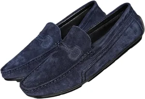 Men's Loafers Slip on Shoes Soft Sole Genuine Leather Driving Shoes Casual Penny Loafers for Men