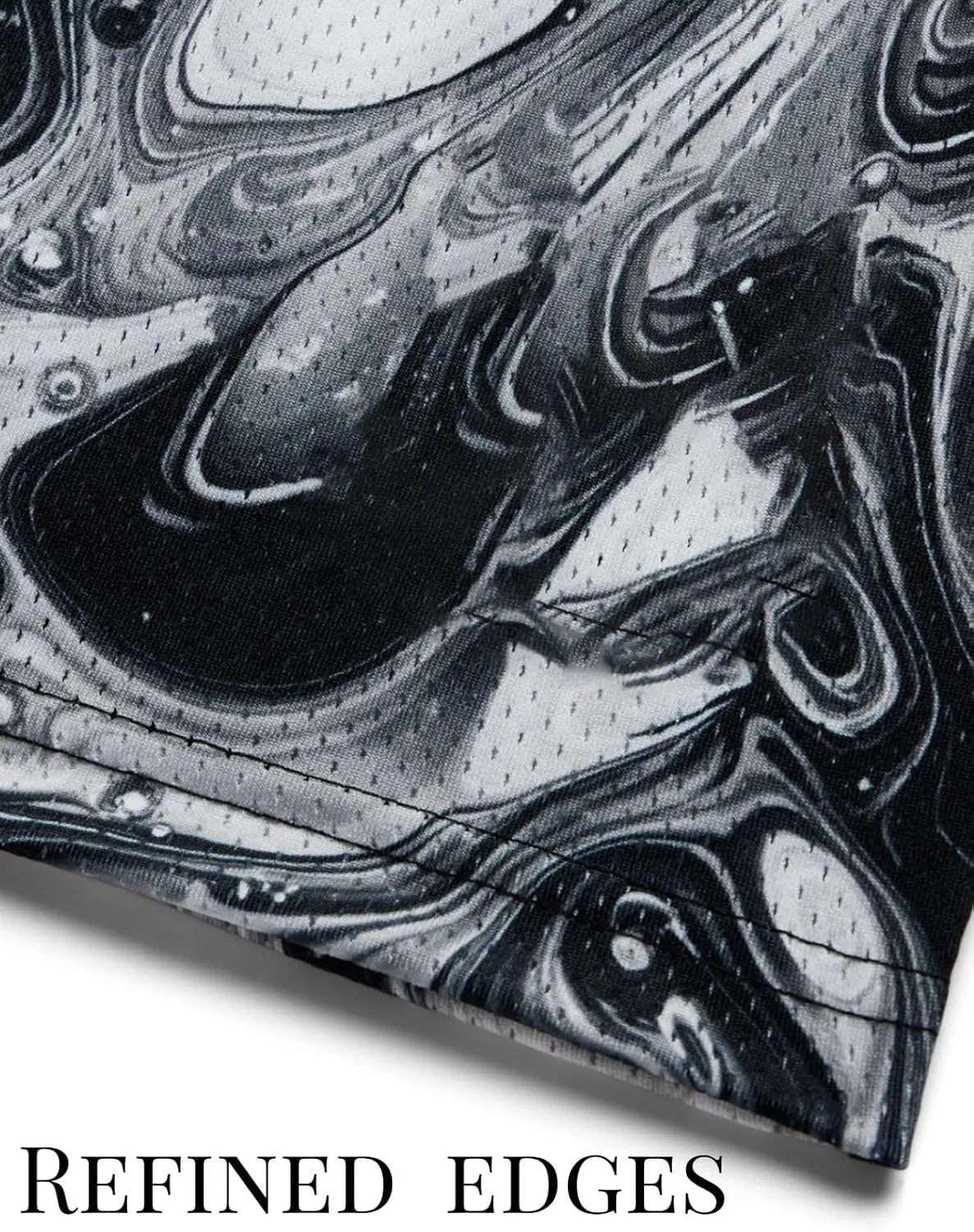 Mens Mesh Workout Shorts with Paisley Graphic Print Lightweight Athletic Running Shorts Quick-Dry for Basketball