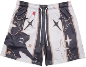 Mens Mesh Workout Shorts with Paisley Graphic Print Lightweight Athletic Running Shorts Quick-Dry for Basketball