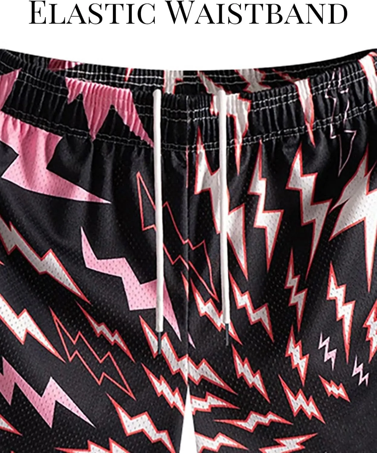 Mens Mesh Workout Shorts with Paisley Graphic Print Lightweight Athletic Running Shorts Quick-Dry for Basketball
