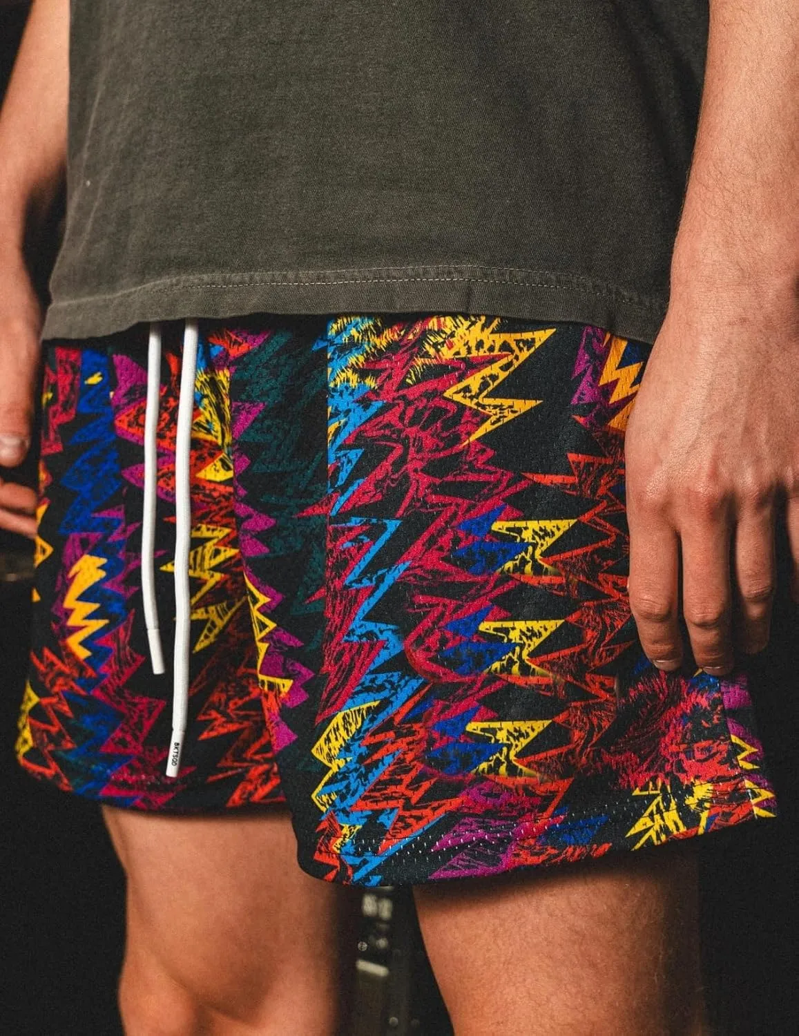 Mens Mesh Workout Shorts with Paisley Graphic Print Lightweight Athletic Running Shorts Quick-Dry for Basketball