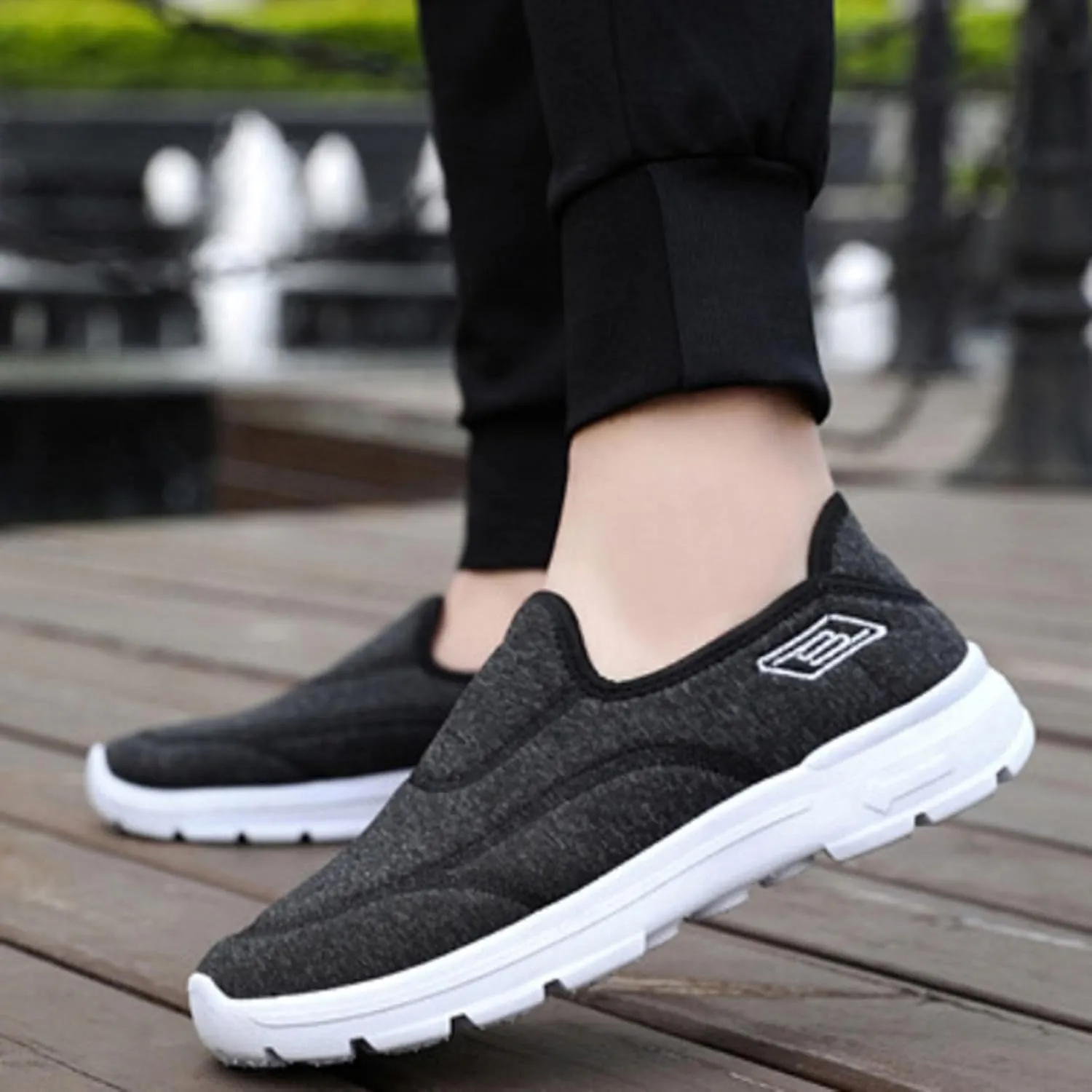 Men's Non Slip Barefoot Minimalist Shoes Comfortable Lightweight Casual Walking Shoe Business Formal Dress Shoes
