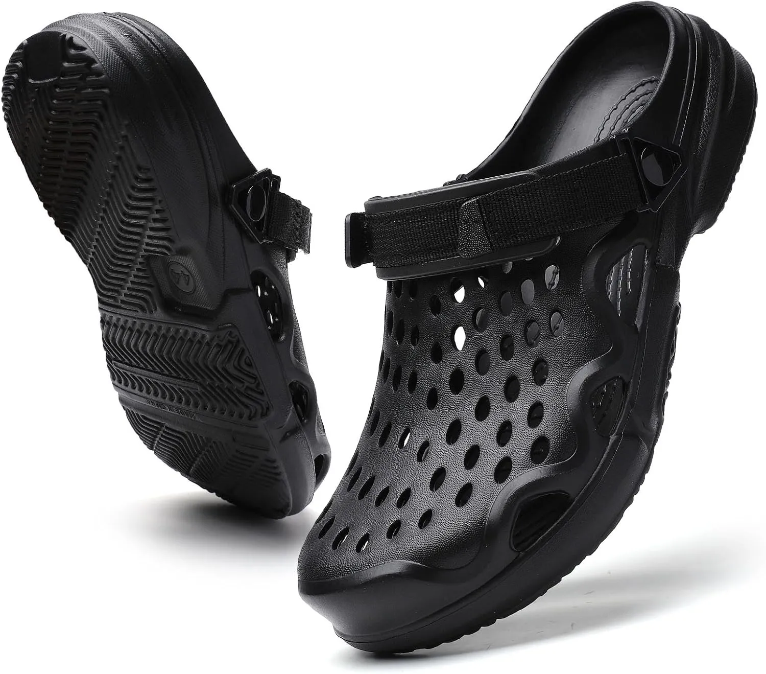 Men's Slip On Clogs Summer Non Slip Garden Shoes Lightweight Soft Clogs Mules Garden Kitchen Outdoor Beach Yard Pool Shower Classic Sandals Slippers