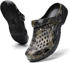Men's Slip On Clogs Summer Non Slip Garden Shoes Lightweight Soft Clogs Mules Garden Kitchen Outdoor Beach Yard Pool Shower Classic Sandals Slippers