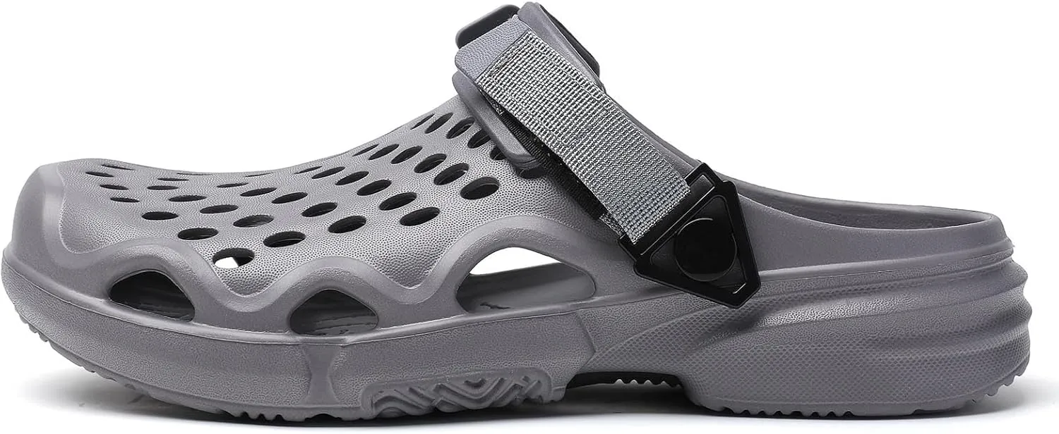Men's Slip On Clogs Summer Non Slip Garden Shoes Lightweight Soft Clogs Mules Garden Kitchen Outdoor Beach Yard Pool Shower Classic Sandals Slippers