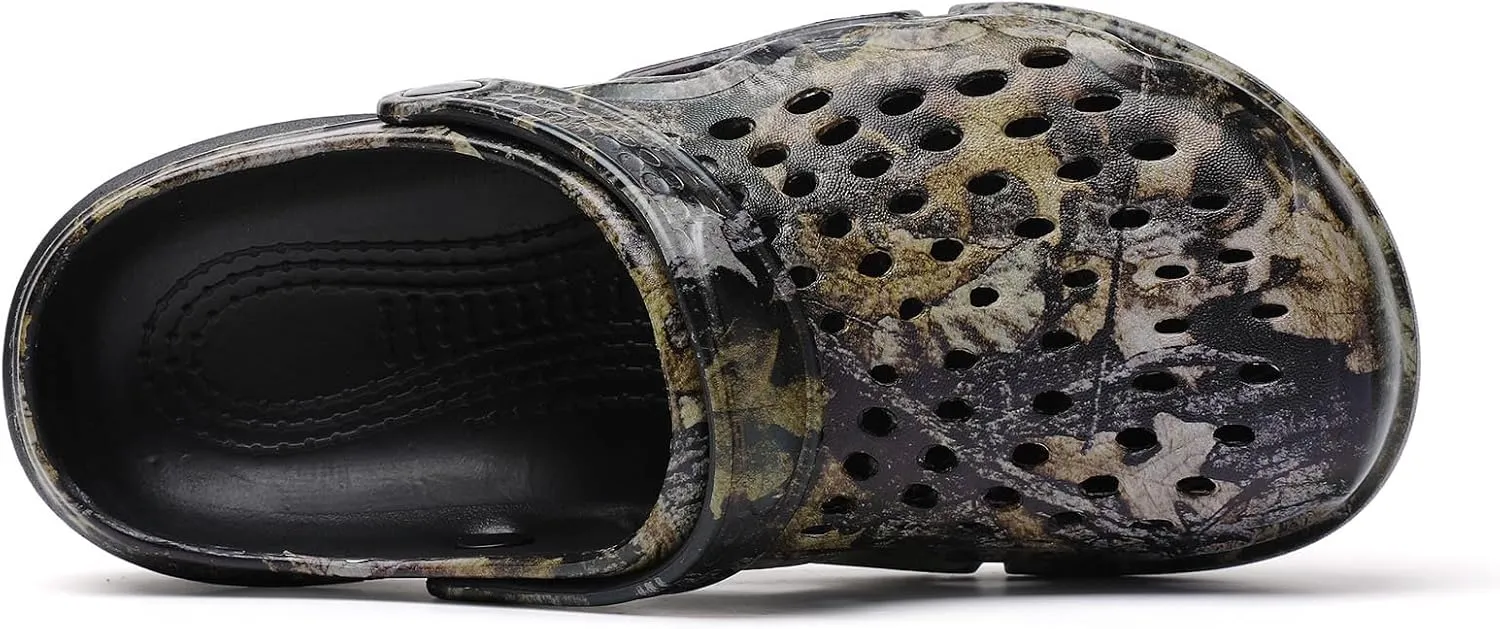 Men's Slip On Clogs Summer Non Slip Garden Shoes Lightweight Soft Clogs Mules Garden Kitchen Outdoor Beach Yard Pool Shower Classic Sandals Slippers