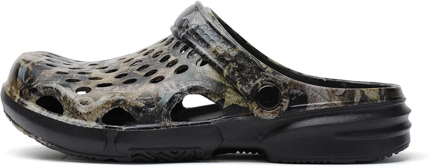Men's Slip On Clogs Summer Non Slip Garden Shoes Lightweight Soft Clogs Mules Garden Kitchen Outdoor Beach Yard Pool Shower Classic Sandals Slippers
