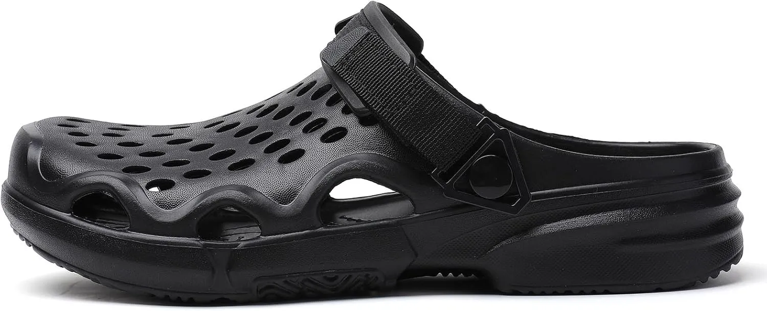 Men's Slip On Clogs Summer Non Slip Garden Shoes Lightweight Soft Clogs Mules Garden Kitchen Outdoor Beach Yard Pool Shower Classic Sandals Slippers