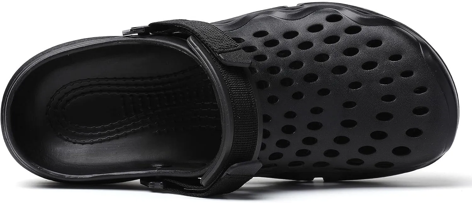 Men's Slip On Clogs Summer Non Slip Garden Shoes Lightweight Soft Clogs Mules Garden Kitchen Outdoor Beach Yard Pool Shower Classic Sandals Slippers