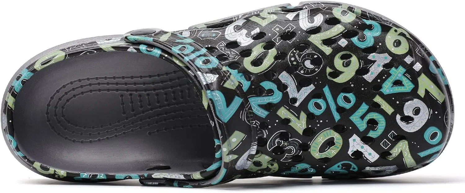 Men's Slip On Clogs Summer Non Slip Garden Shoes Lightweight Soft Clogs Mules Garden Kitchen Outdoor Beach Yard Pool Shower Classic Sandals Slippers