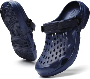 Men's Slip On Clogs Summer Non Slip Garden Shoes Lightweight Soft Clogs Mules Garden Kitchen Outdoor Beach Yard Pool Shower Classic Sandals Slippers
