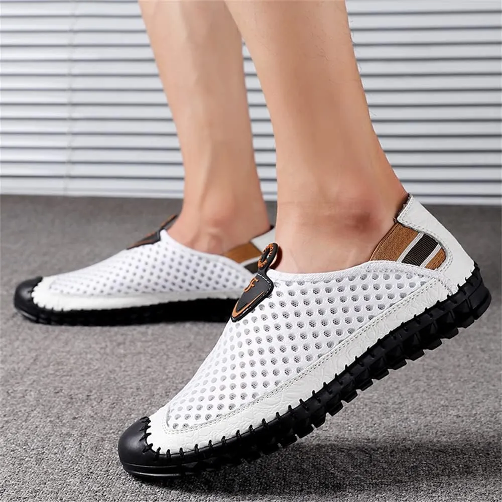 Men's Water Shoes Mesh Casual Walking Shoes Slip-On Loafers