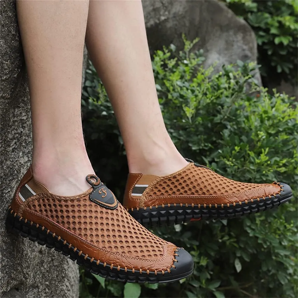 Men's Water Shoes Mesh Casual Walking Shoes Slip-On Loafers
