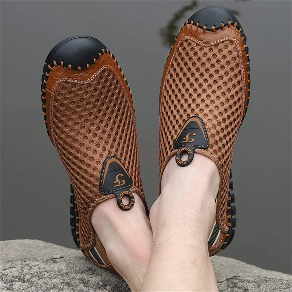 Men's Water Shoes Mesh Casual Walking Shoes Slip-On Loafers