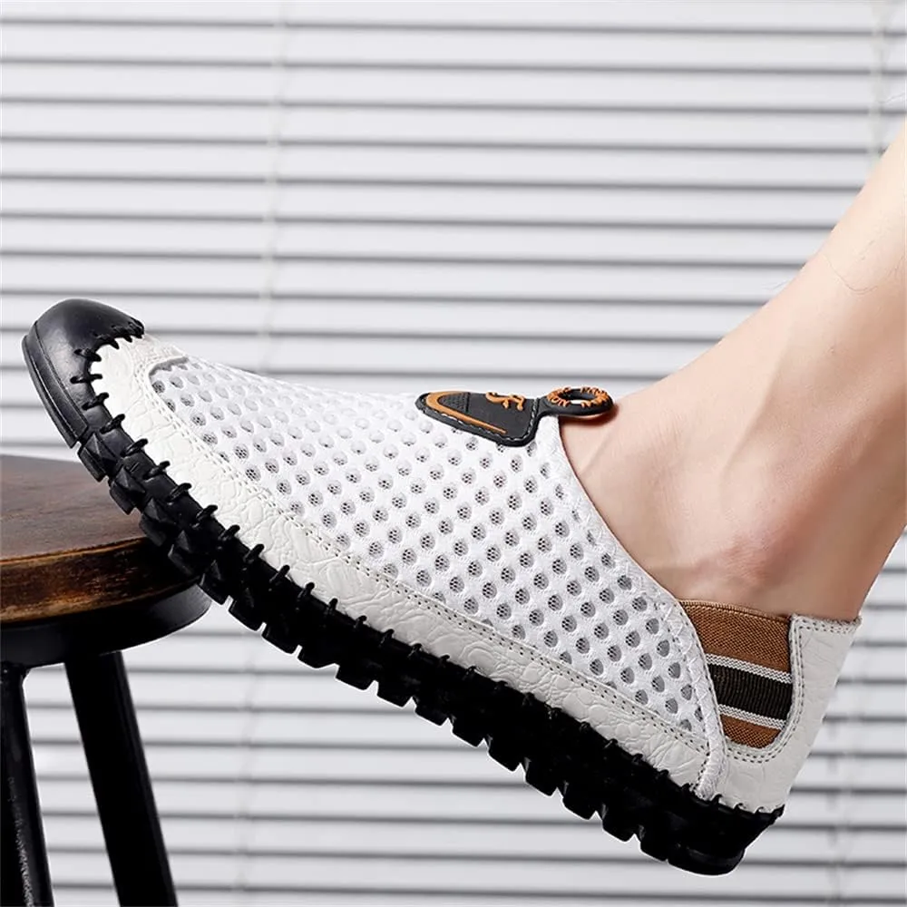 Men's Water Shoes Mesh Casual Walking Shoes Slip-On Loafers