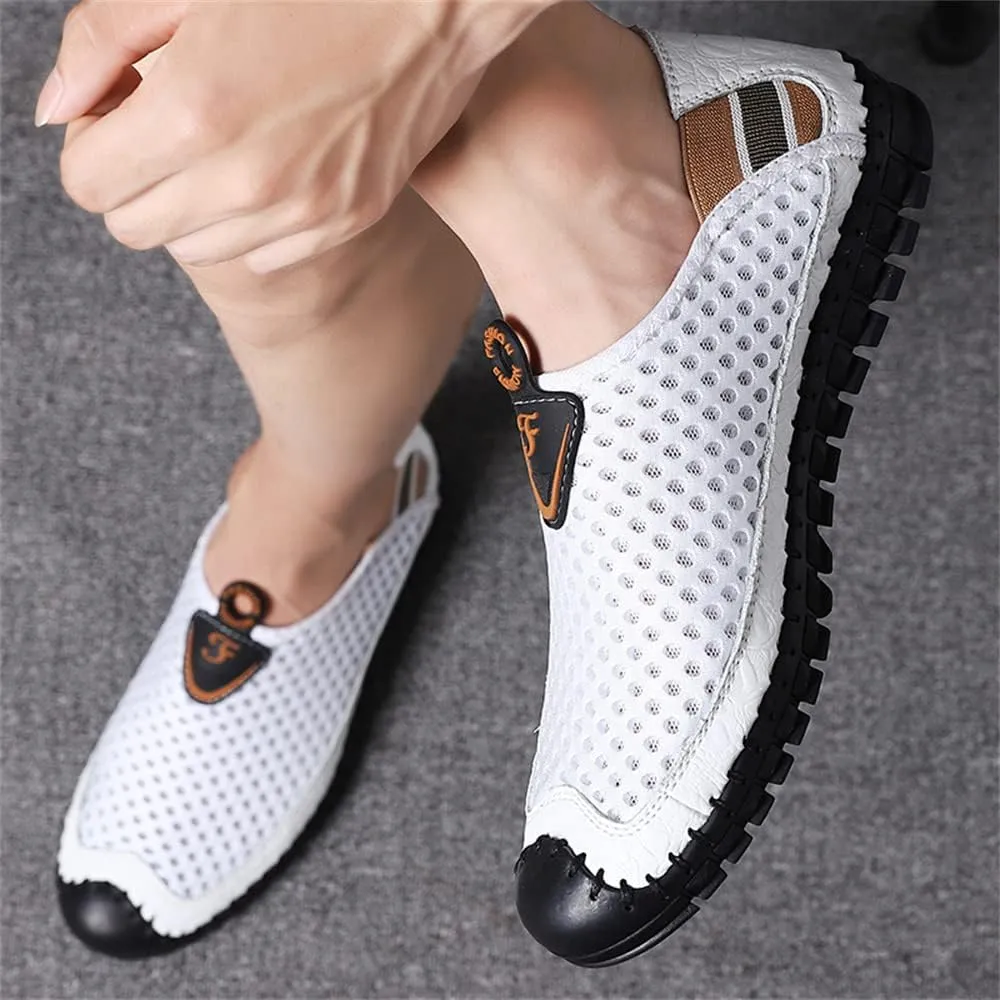 Men's Water Shoes Mesh Casual Walking Shoes Slip-On Loafers